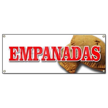 Signmission EMPANADAS BANNER SIGN latin restaurant food meat chicken hot pocket B-Empanadas